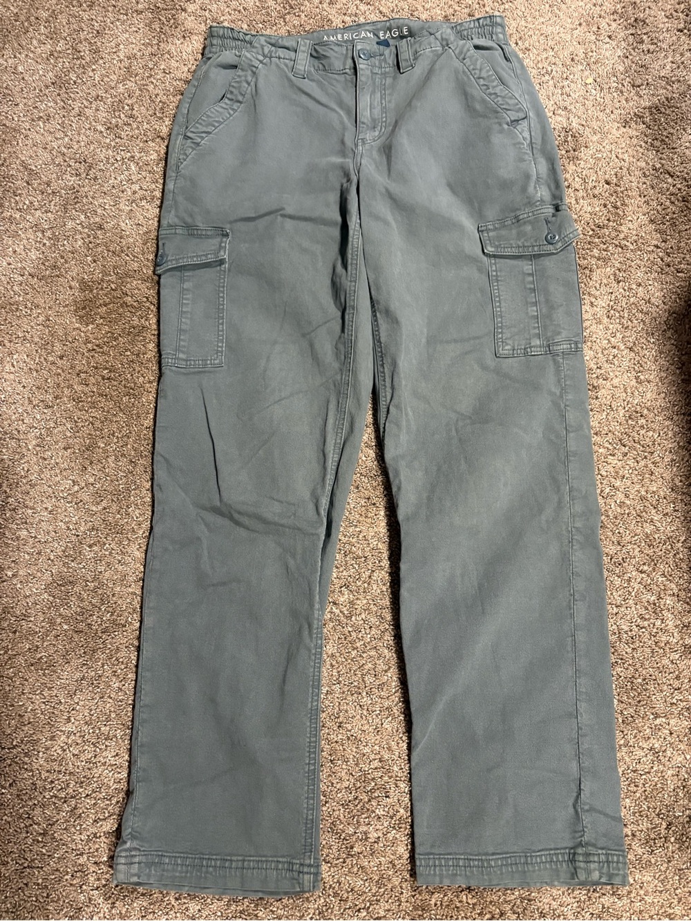 American Eagle Outfitters Woman’s Size 10 Cargo Pants - Gray